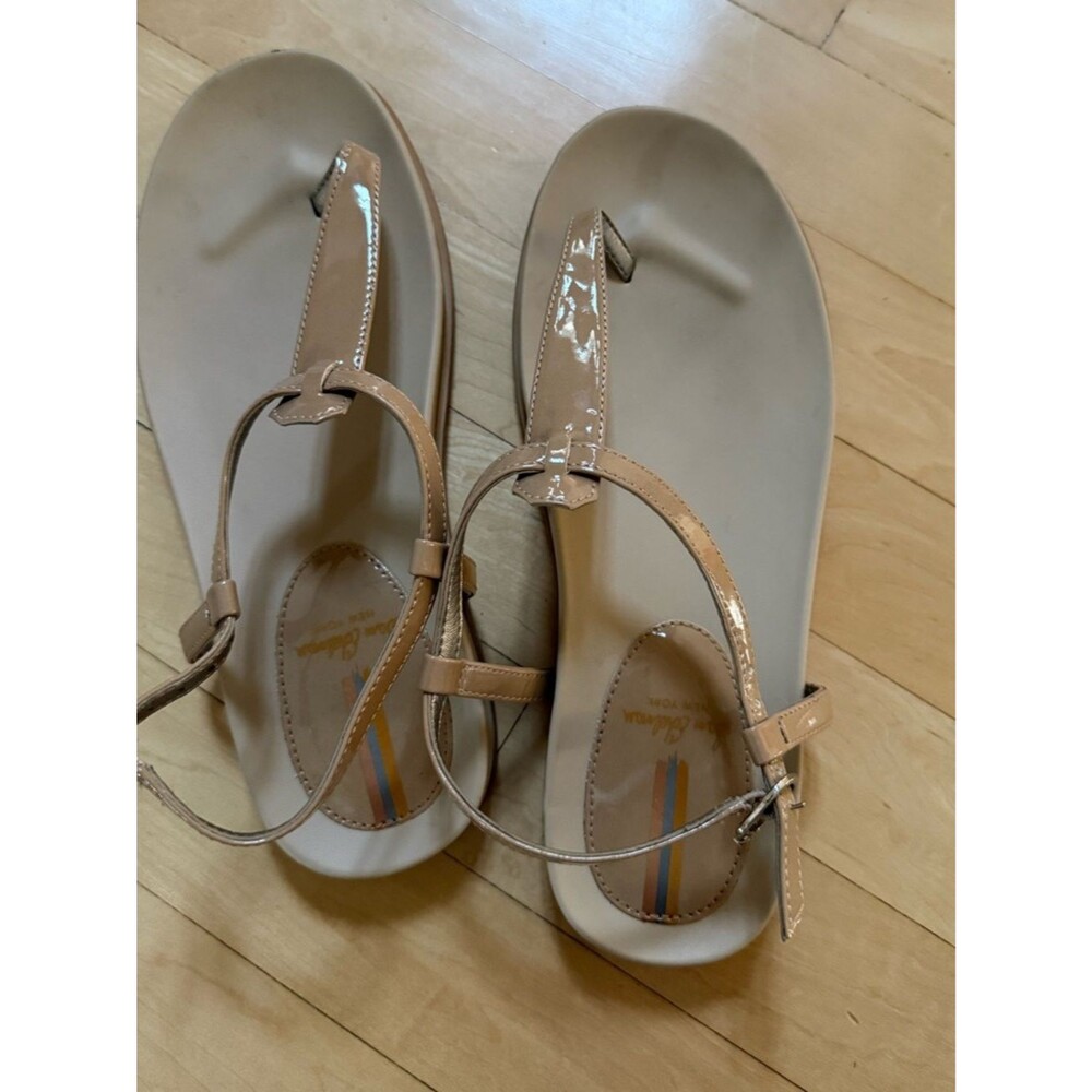 Sam Edelman Naomi T-Strap Footbed Sandals 7 - Picture 2 of 9